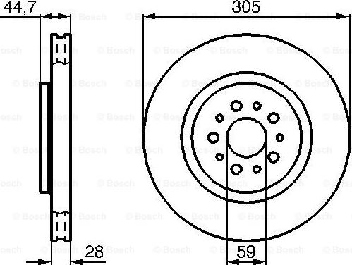 BOSCH 0 986 478 711 - Discofreno autozon.pro