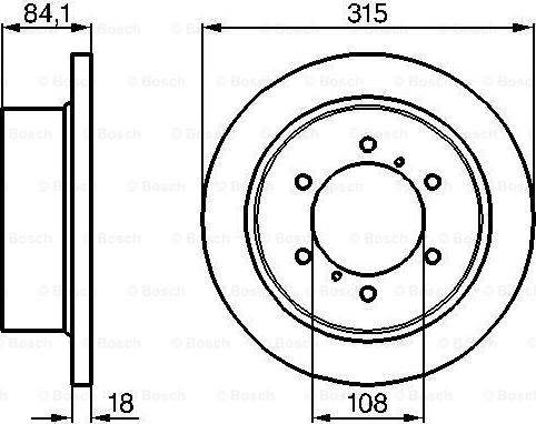 BOSCH 0 986 478 713 - Discofreno autozon.pro