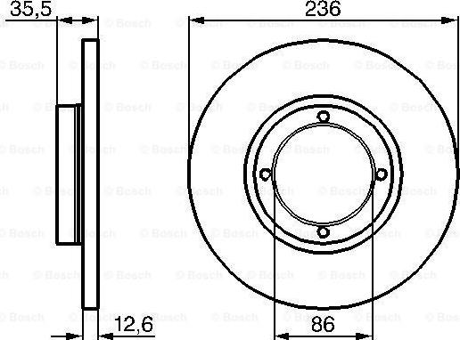 BOSCH 0 986 478 712 - Discofreno autozon.pro