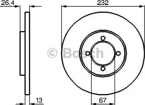 BOSCH 0 986 478 784 - Discofreno autozon.pro