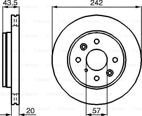 BOSCH 0 986 478 781 - Discofreno autozon.pro