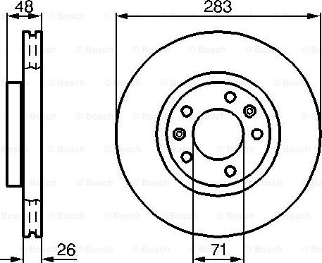 BOSCH 0 986 478 732 - Discofreno autozon.pro