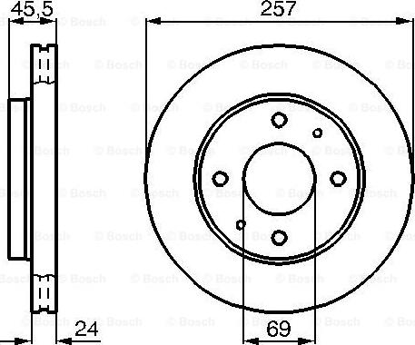 BOSCH 0 986 478 774 - Discofreno autozon.pro