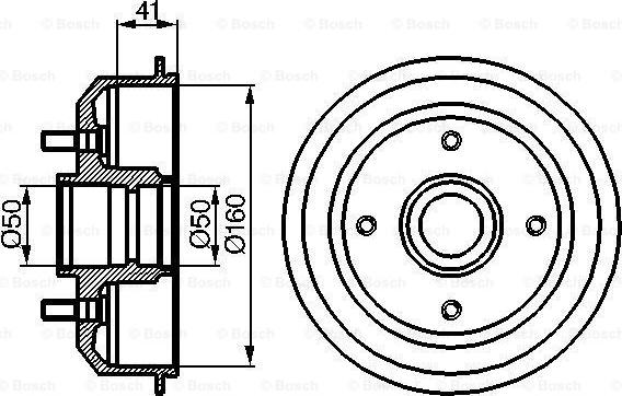 BOSCH 0 986 477 044 - Tamburo freno autozon.pro