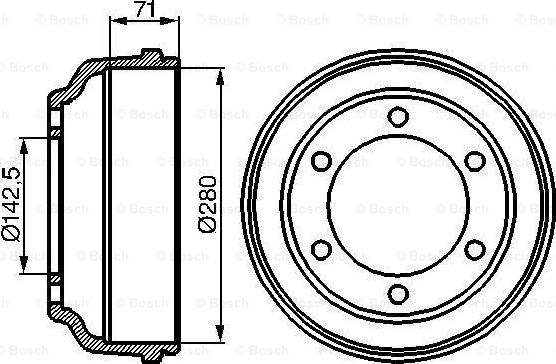 BOSCH 0 986 477 047 - Tamburo freno autozon.pro