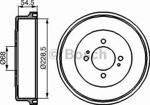 BOSCH 0 986 477 074 - Tamburo freno autozon.pro