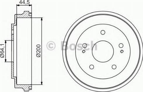 BOSCH 0 986 477 209 - Tamburo freno autozon.pro