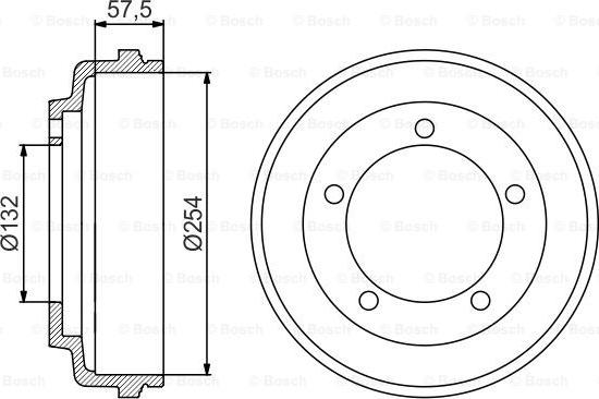 BOSCH 0 986 477 204 - Tamburo freno autozon.pro