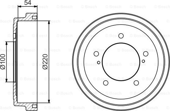 BOSCH 0 986 477 236 - Tamburo freno autozon.pro