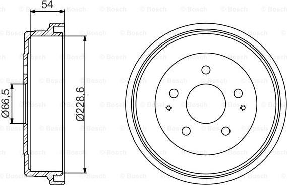 BOSCH 0 986 477 230 - Tamburo freno autozon.pro