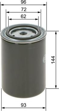 BOSCH 0 986 4B2 000 - Filtro carburante autozon.pro