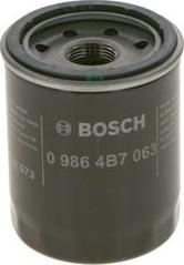 BOSCH 0 986 4B7 063 - Filtro olio autozon.pro