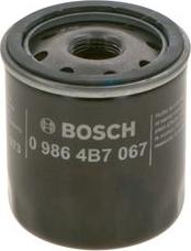 BOSCH 0 986 4B7 067 - Filtro olio autozon.pro