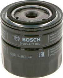 BOSCH 0 986 4B7 000 - Filtro olio autozon.pro