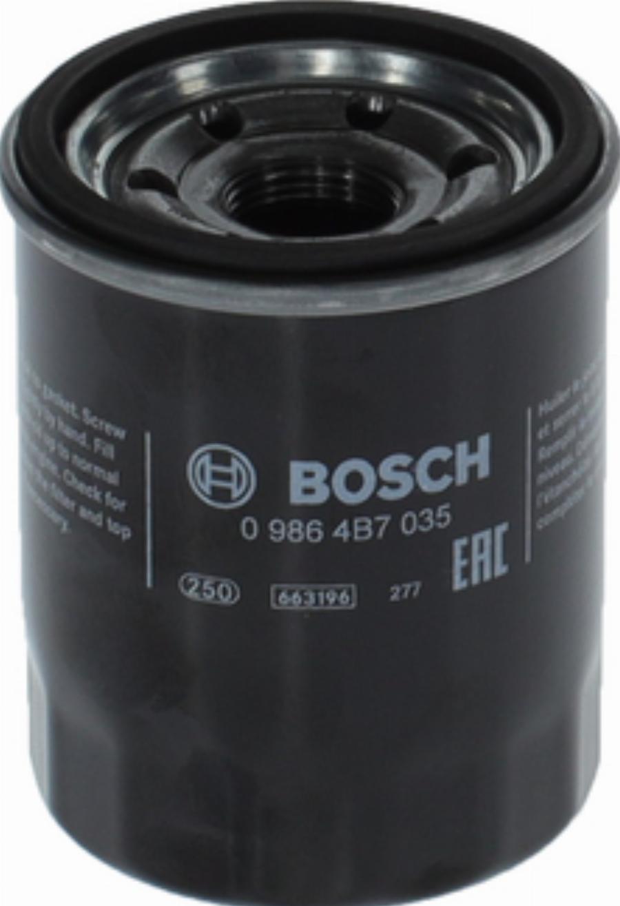 BOSCH 0 986 4B7 035 - Filtro olio autozon.pro