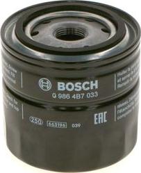 BOSCH 0 986 4B7 033 - Filtro olio autozon.pro