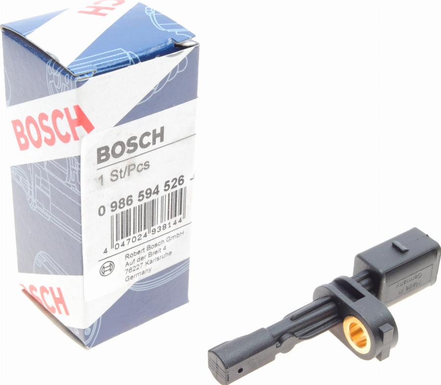 BOSCH 0 986 594 526 - Sensore, N° giri ruota autozon.pro