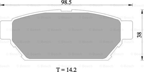 BOSCH 0 986 505 945 - Kit pastiglie freno, Freno a disco autozon.pro