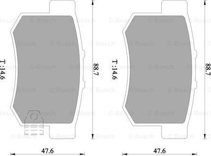 BOSCH 0 986 505 953 - Kit pastiglie freno, Freno a disco autozon.pro