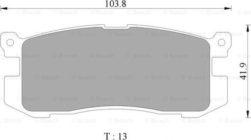 BOSCH 0 986 505 968 - Kit pastiglie freno, Freno a disco autozon.pro