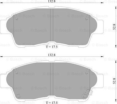 BOSCH 0 986 505 962 - Kit pastiglie freno, Freno a disco autozon.pro