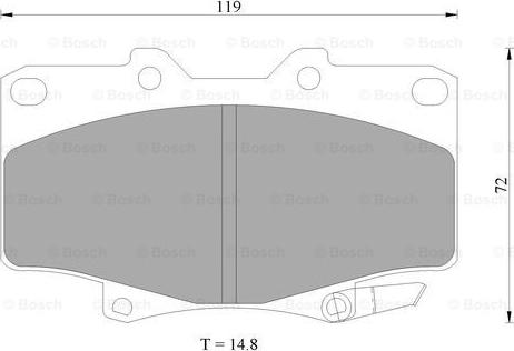 BOSCH 0 986 505 904 - Kit pastiglie freno, Freno a disco autozon.pro