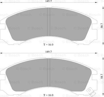 BOSCH 0 986 505 910 - Kit pastiglie freno, Freno a disco autozon.pro