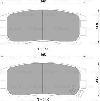 BOSCH 0 986 505 913 - Kit pastiglie freno, Freno a disco autozon.pro