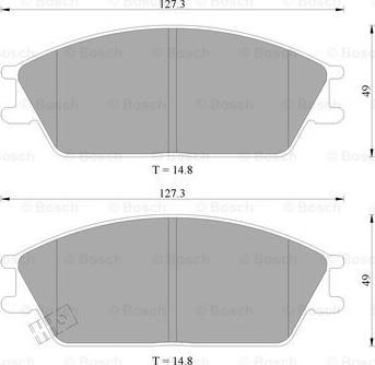 BOSCH 0 986 505 985 - Kit pastiglie freno, Freno a disco autozon.pro