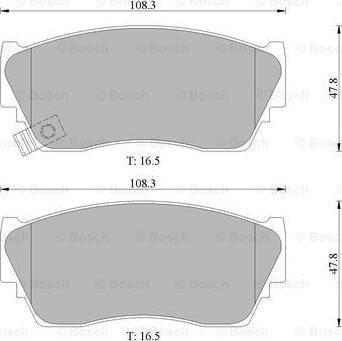 BOSCH 0 986 505 935 - Kit pastiglie freno, Freno a disco autozon.pro