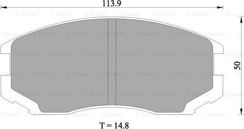 BOSCH 0 986 505 936 - Kit pastiglie freno, Freno a disco autozon.pro