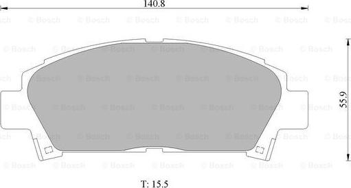 BOSCH 0 986 505 937 - Kit pastiglie freno, Freno a disco autozon.pro