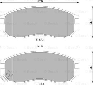 BOSCH 0 986 505 929 - Kit pastiglie freno, Freno a disco autozon.pro