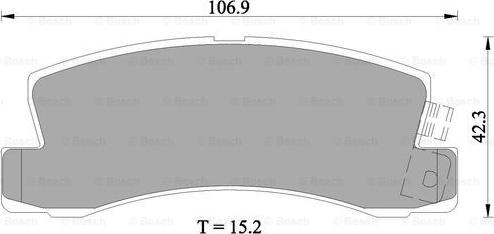 BOSCH 0 986 505 924 - Kit pastiglie freno, Freno a disco autozon.pro