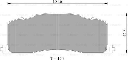 BOSCH 0 986 505 409 - Kit pastiglie freno, Freno a disco autozon.pro