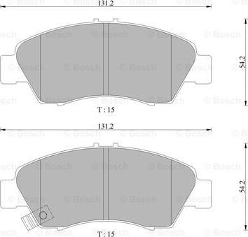 BOSCH 0 986 505 406 - Kit pastiglie freno, Freno a disco autozon.pro