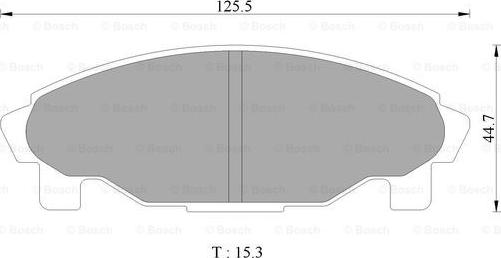 BOSCH 0 986 505 695 - Kit pastiglie freno, Freno a disco autozon.pro