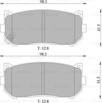 BOSCH 0 986 505 661 - Kit pastiglie freno, Freno a disco autozon.pro