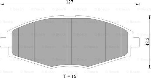 BOSCH 0 986 505 680 - Kit pastiglie freno, Freno a disco autozon.pro