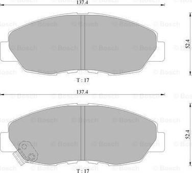 BOSCH 0 986 505 674 - Kit pastiglie freno, Freno a disco autozon.pro