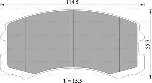 BOSCH 0 986 505 082 - Kit pastiglie freno, Freno a disco autozon.pro