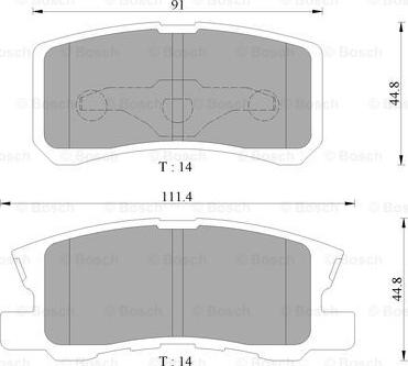 BOSCH 0 986 505 079 - Kit pastiglie freno, Freno a disco autozon.pro