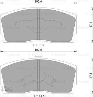 BOSCH 0 986 505 399 - Kit pastiglie freno, Freno a disco autozon.pro