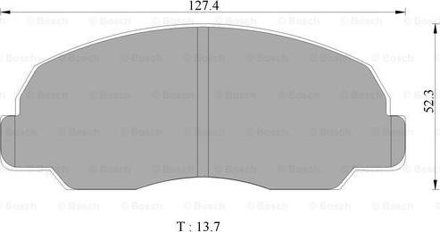 BOSCH 0 986 505 350 - Kit pastiglie freno, Freno a disco autozon.pro