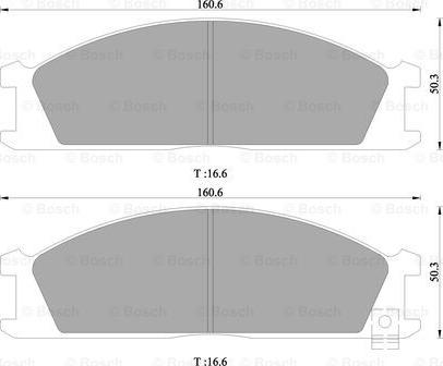 BOSCH 0 986 505 363 - Kit pastiglie freno, Freno a disco autozon.pro