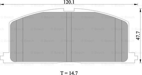 BOSCH 0 986 505 339 - Kit pastiglie freno, Freno a disco autozon.pro