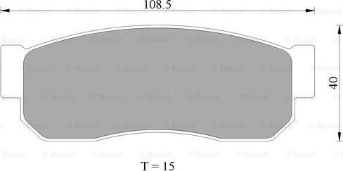 BOSCH 0 986 505 334 - Kit pastiglie freno, Freno a disco autozon.pro