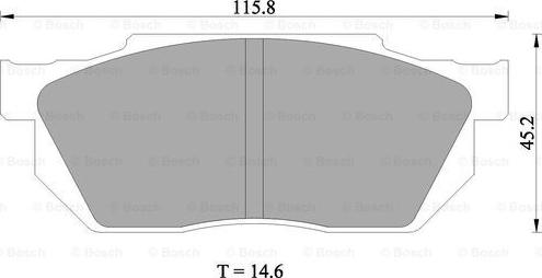 BOSCH 0 986 505 337 - Kit pastiglie freno, Freno a disco autozon.pro