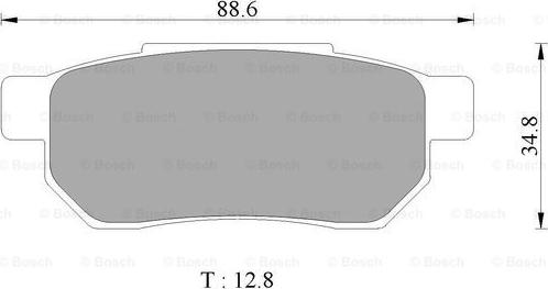 BOSCH 0 986 505 374 - Kit pastiglie freno, Freno a disco autozon.pro