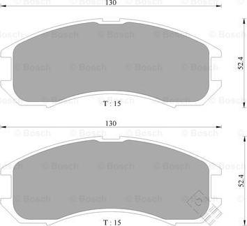 BOSCH 0 986 505 378 - Kit pastiglie freno, Freno a disco autozon.pro